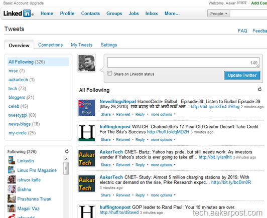 How To: Link LinkedIn with Twitter